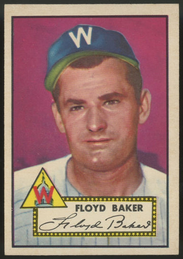 1952 Topps Floyd Baker #292 EX/MT