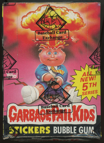 1986 Topps Garbage Pail Kids Series 5 Wax Box BBCE Wrapped Sealed