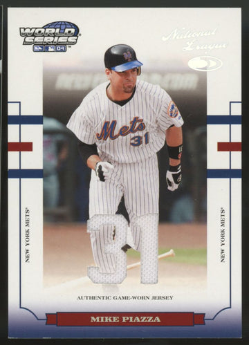2004 Donruss World Series Mike Piazza National League Patch /31 #WS-117