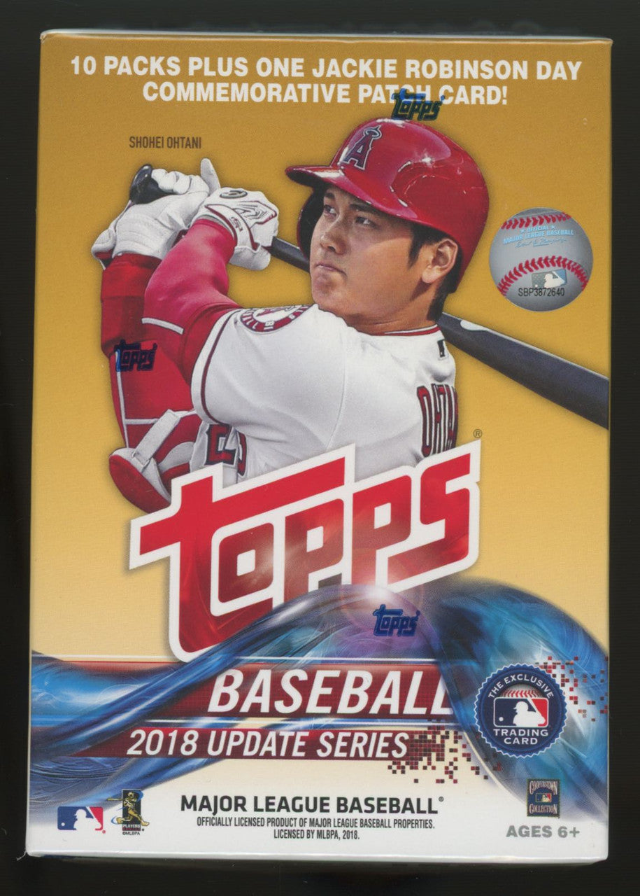 2018 Topps Baseball Update Series Blaster Box Factory Sealed