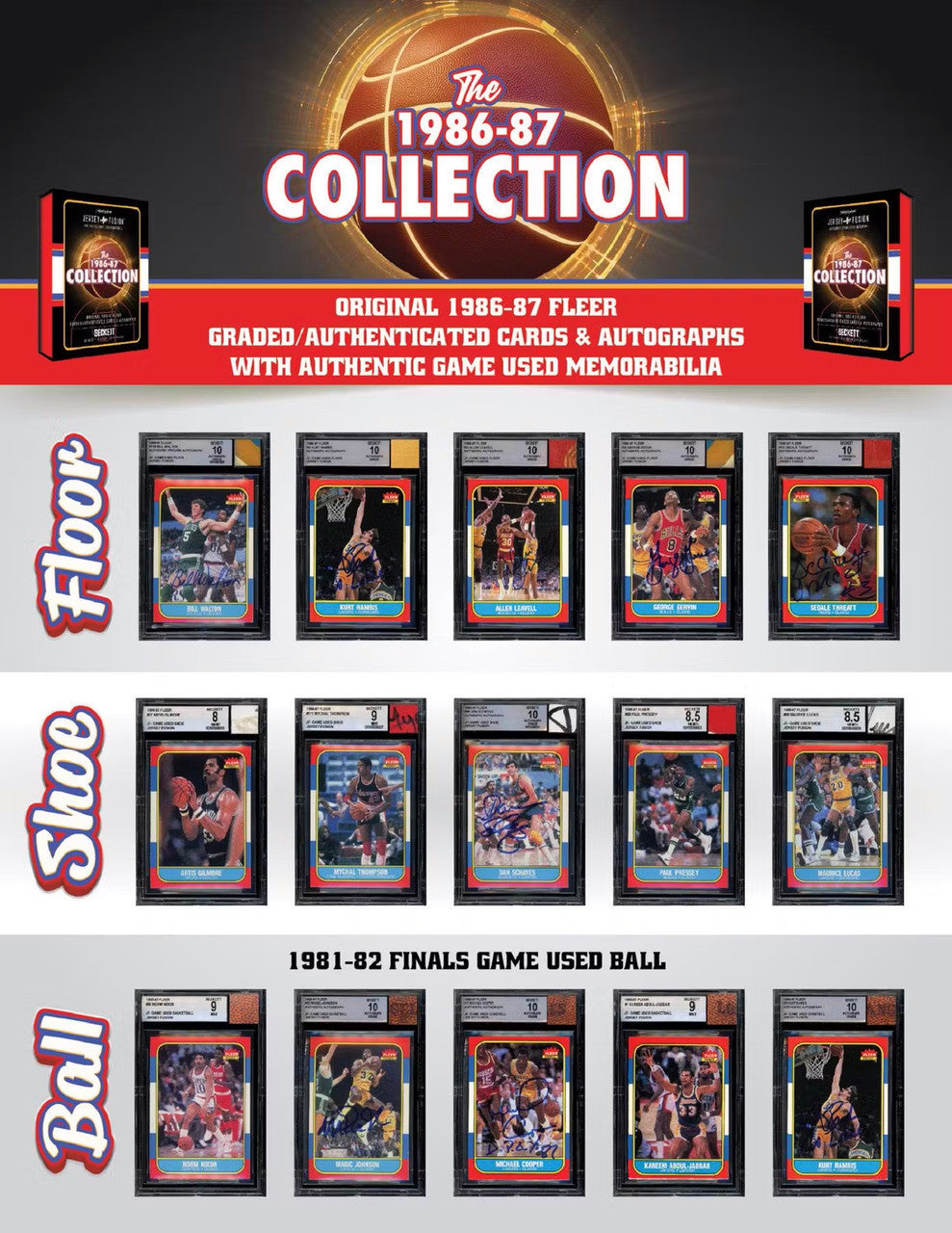 2024 Jersey Fusion 1986-87 Fleer Collection Basketball Pack