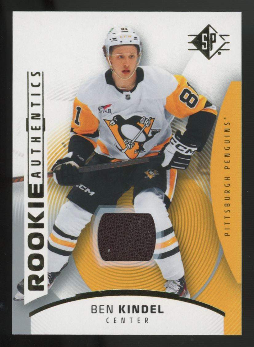 2025-26 Upper Deck SP Authentics Ben Kindel RC Patch #102