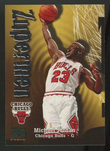 1997-98 Skybox Z Force Michael Jordan Zupermen #190