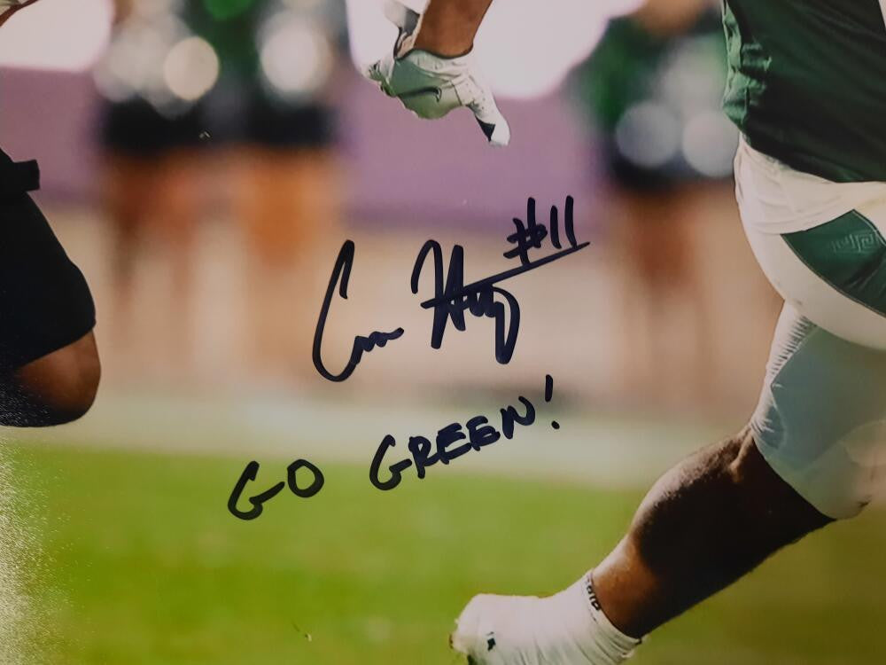 Connor Heyward Michigan State Autographed 11x14 Photo (Running)