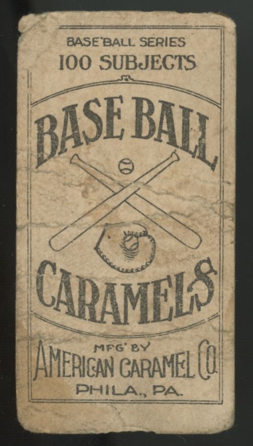 1909 E90-1 Home Run Baker American Caramel Back Poor
