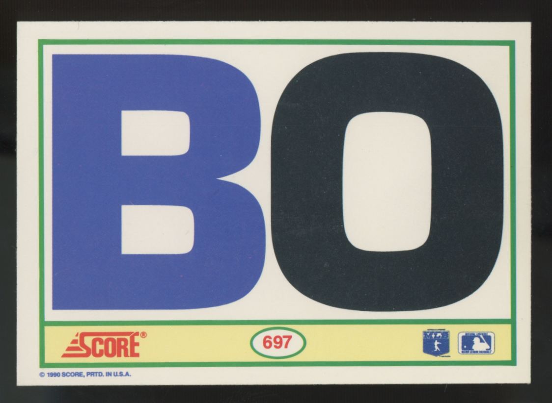 1990 Score Bo Jackson Black & White #697
