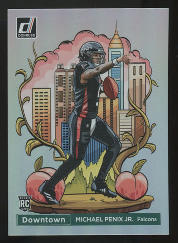 2024 Panini Donruss Michael Penix Jr. RC Downtown SSP #14