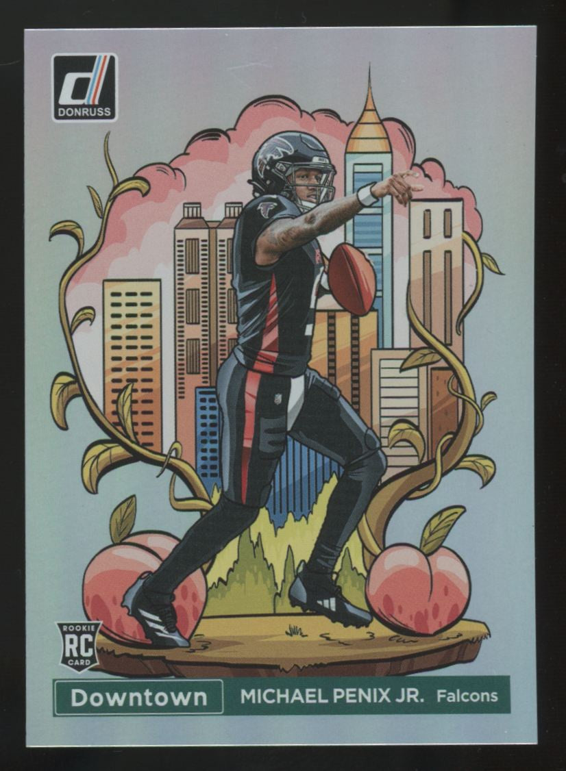 2024 Panini Donruss Michael Penix Jr. RC Downtown SSP #14