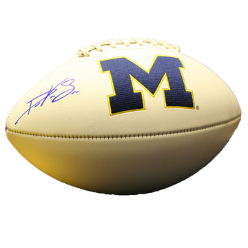 De'Veon Smith Autographed Michigan Wolverines Signature Full Size Football