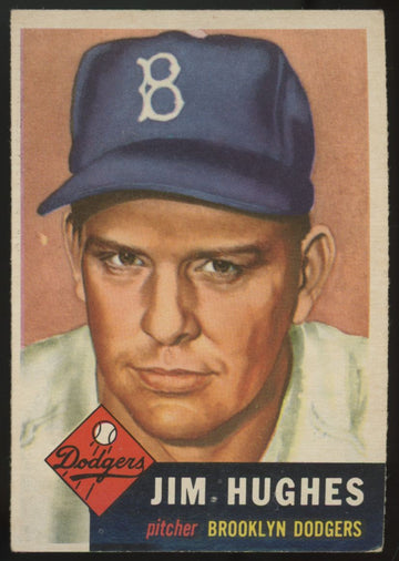1953 Topps Jim Hughes #216 EX