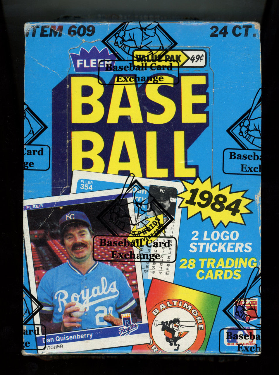1984 Fleer Baseball Cello Box BBCE Wrapped And Sealed