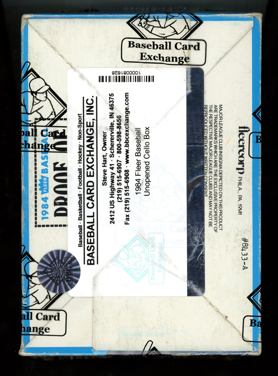 1984 Fleer Baseball Cello Box BBCE Wrapped And Sealed