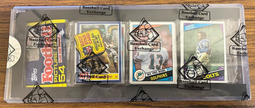 1984 Topps Football Rack Pack with Marino RC on Top BBCE Wrapped and Sealed