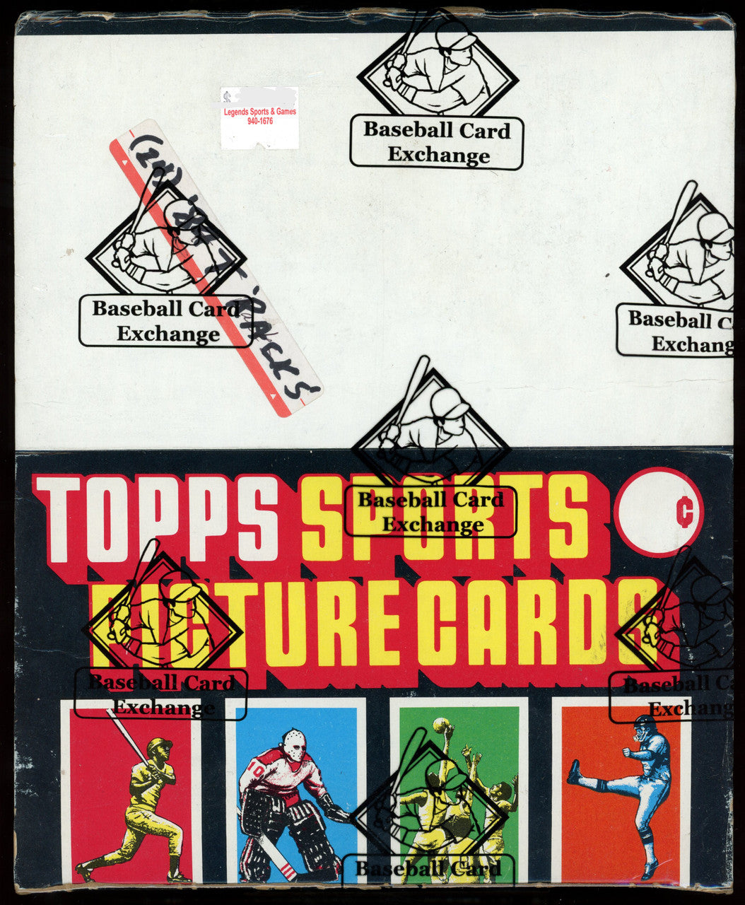 1984 Topps Baseball Rack Pack Box BBCE Wrapped And Sealed