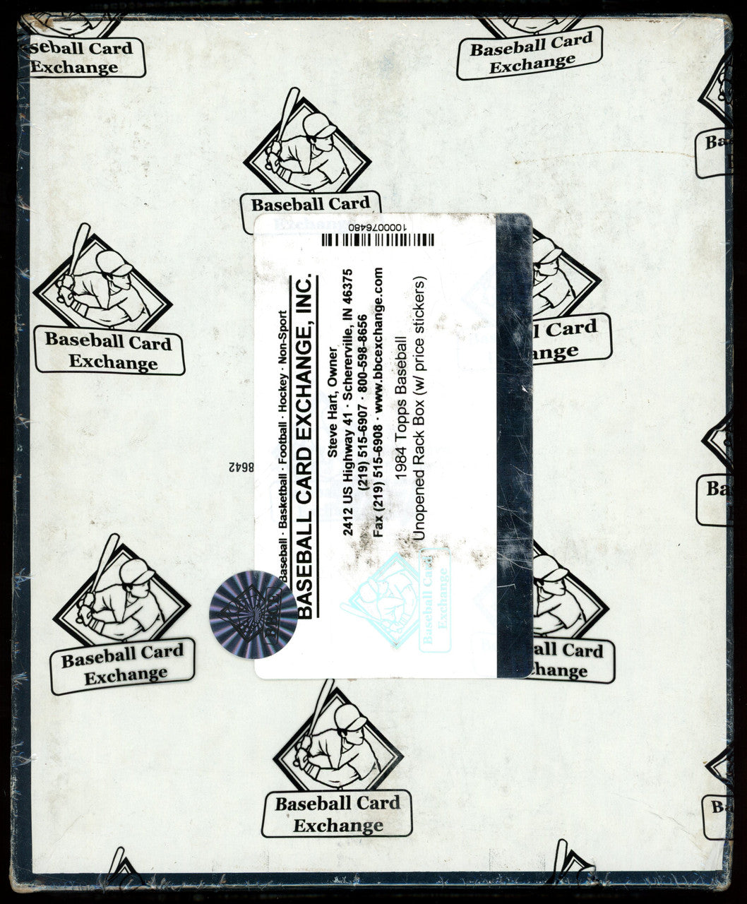 1984 Topps Baseball Rack Pack Box BBCE Wrapped And Sealed
