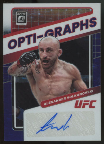 2022 Donruss Optic UFC Alexander Volkanovski Opti-Graphs Auto Stars /20 #OG-AVK