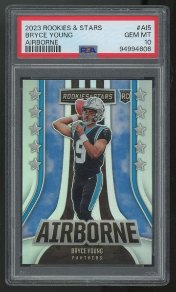 2023 Rookies & Stars Bryce Young RC Airborne Prizm #AI-5 PSA 10