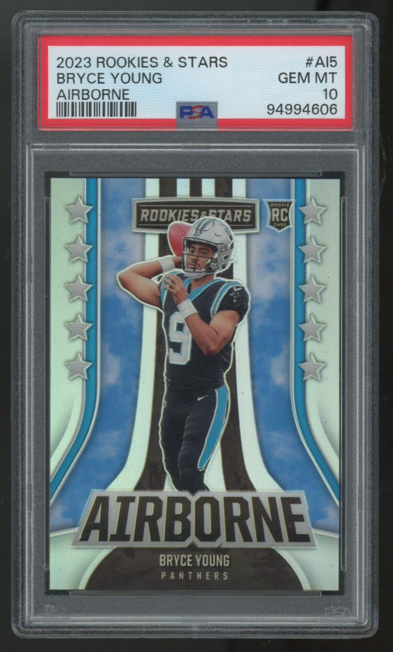 2023 Rookies & Stars Bryce Young RC Airborne Prizm #AI-5 PSA 10