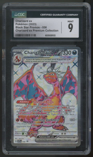 2023 Pokemon Charizard ex Premium Collection Promo #056 CGC 9
