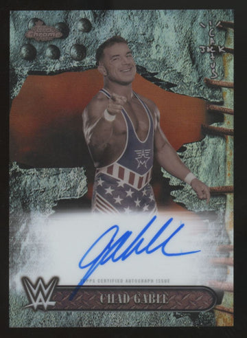 2025 Topps Chrome WWE Cactus Jack Chad Gable Auto Refractor #BAV-GBL