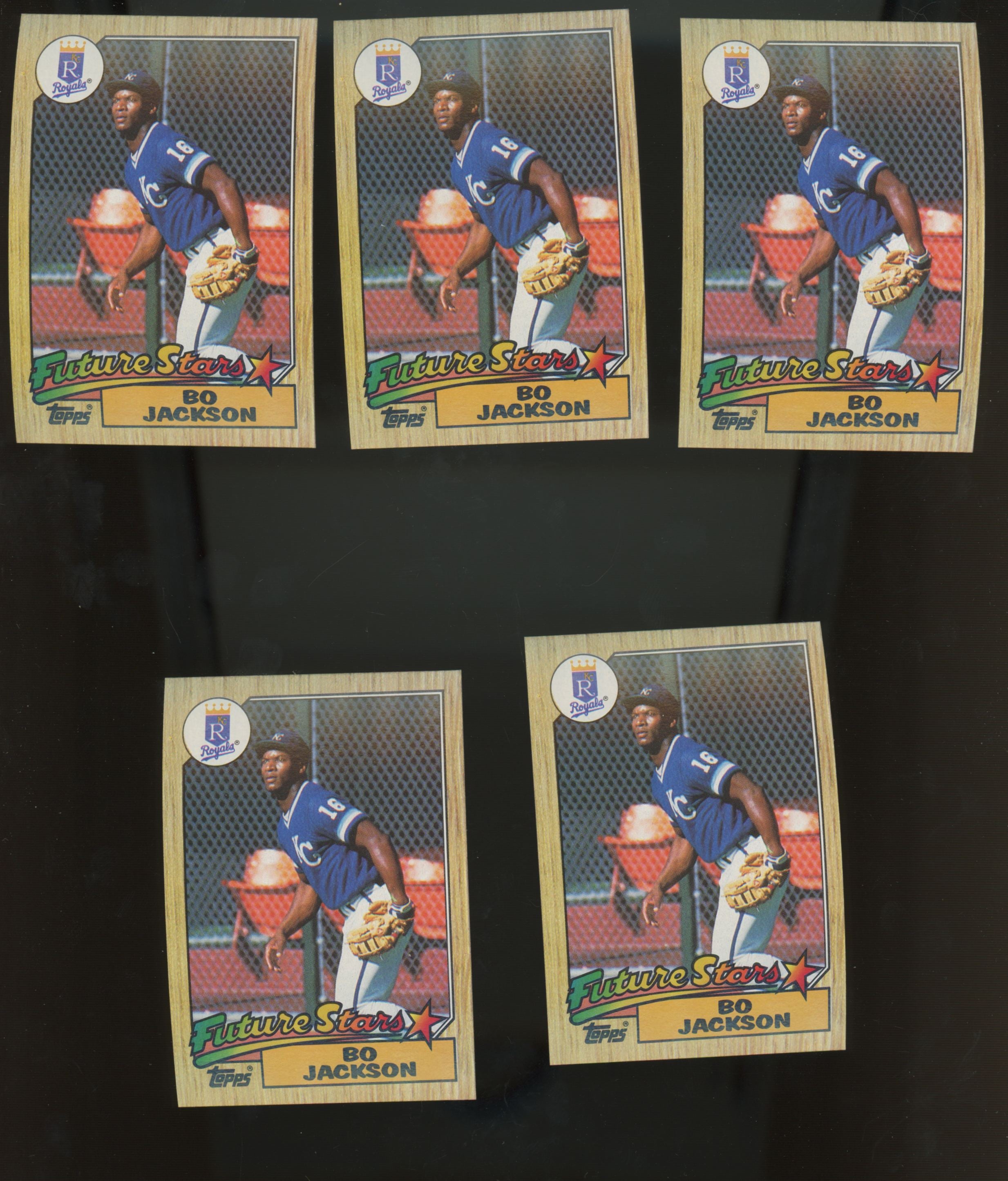 1987 Topps Bo Jackson RC #170 Lot of 25 NM-MT