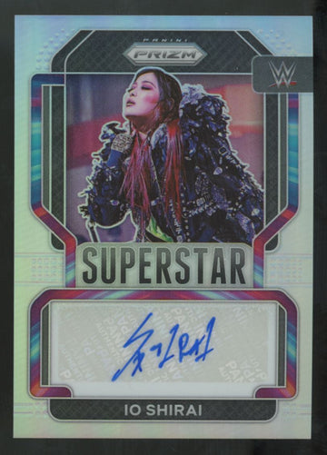 2022 Panini Prizm WWE Io Shirai Superstar Auto #SA-ISH