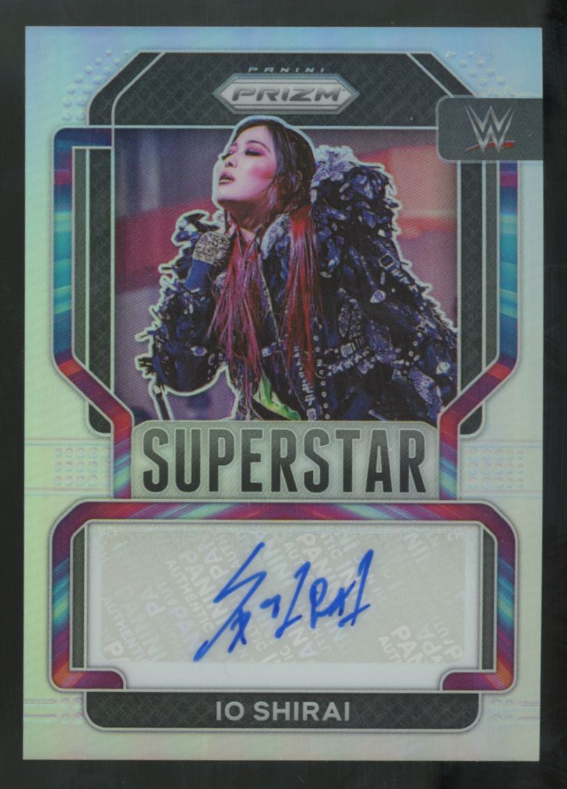 2022 Panini Prizm WWE Io Shirai Superstar Auto #SA-ISH