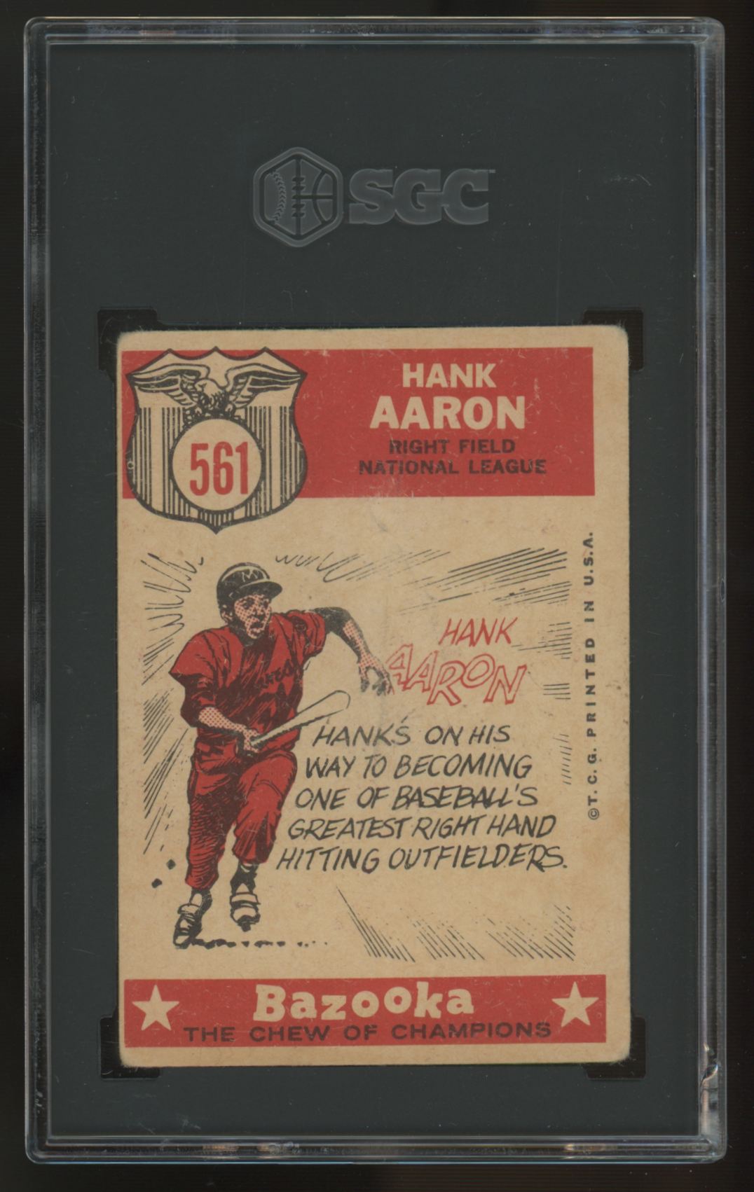 1959 Topps Hank Aaron All-Star #561 SGC 1.5
