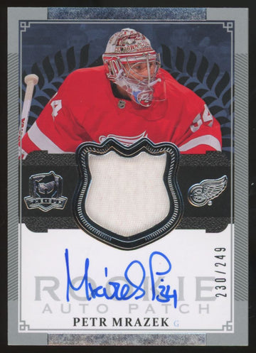 2013-14 Upper Deck The Cup Petr Mrazek RC Patch Auto RPA/249 #105