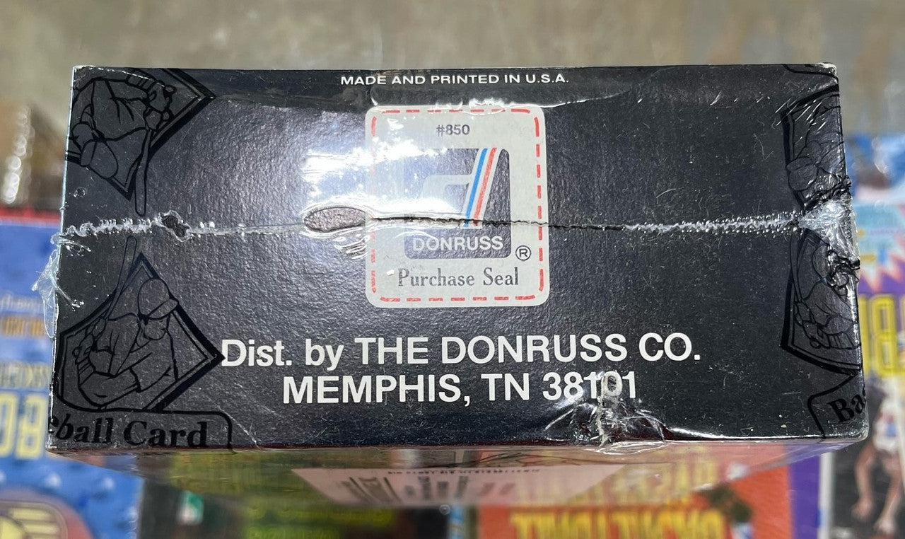 1985 Donruss Baseball Wax Box BBCE Wrapped Sealed