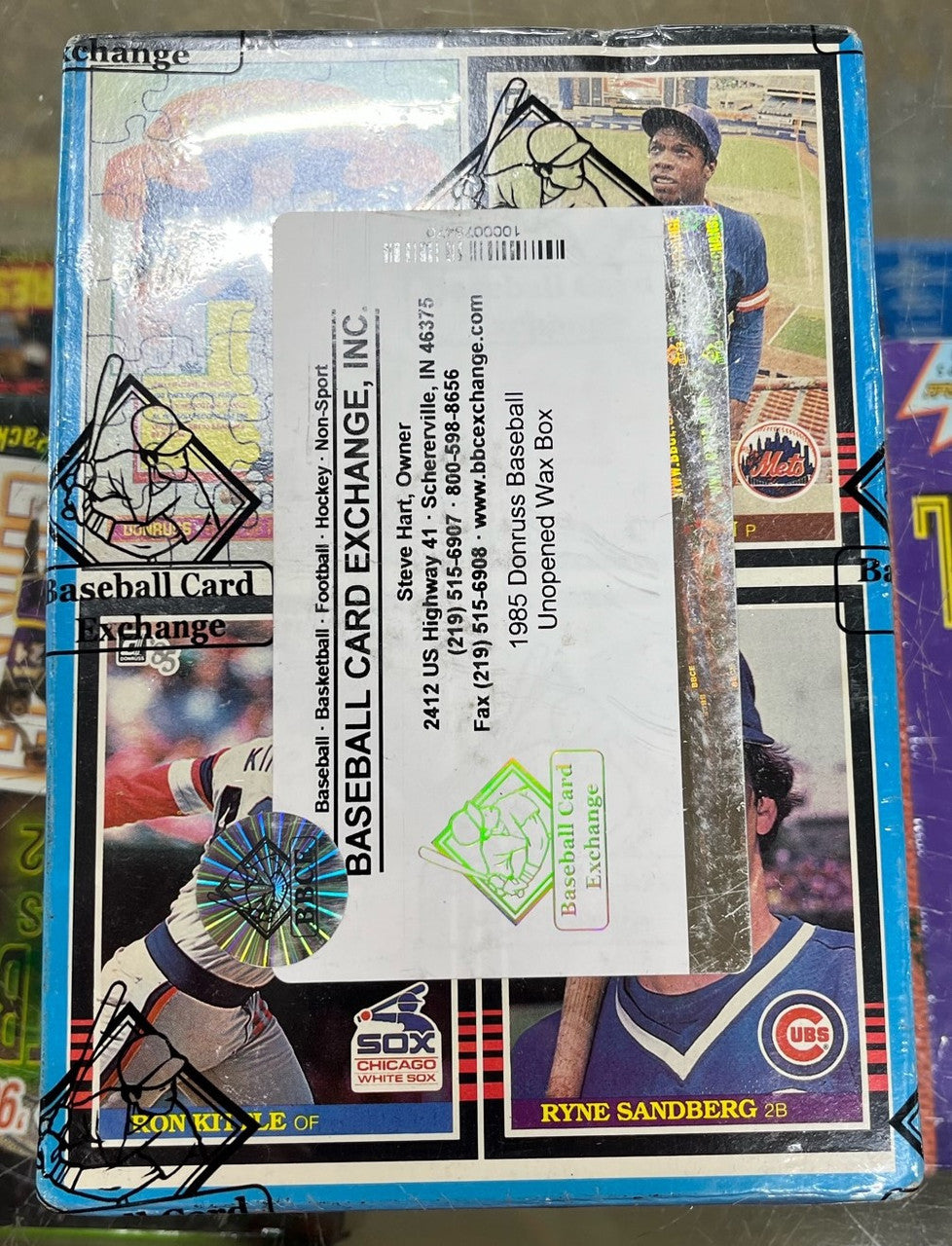 1985 Donruss Baseball Wax Box BBCE Wrapped Sealed
