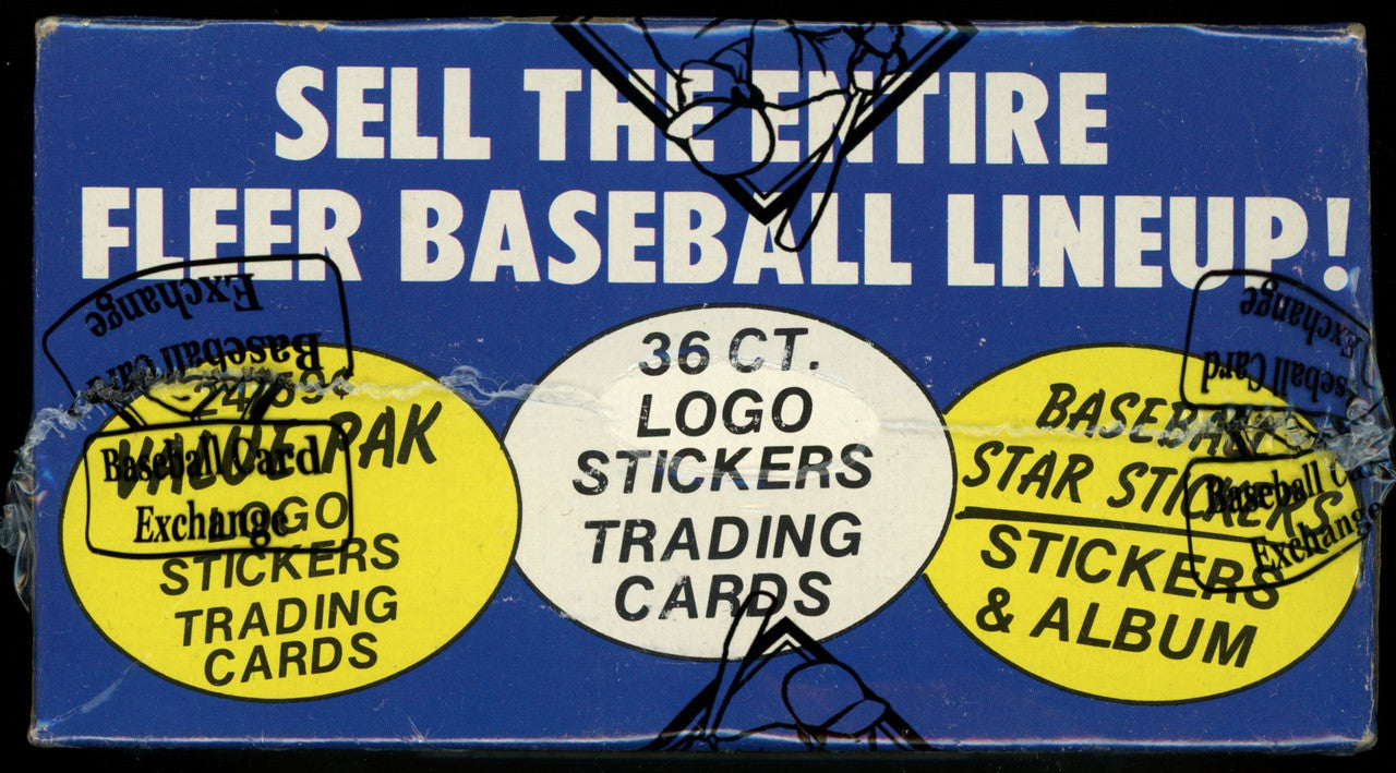 1985 Fleer Baseball Wax Box BBCE Wrapped And Sealed