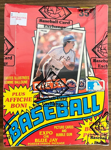 1985 O-Pee-Chee Baseball Wax Box BBCE Wrapped And Sealed