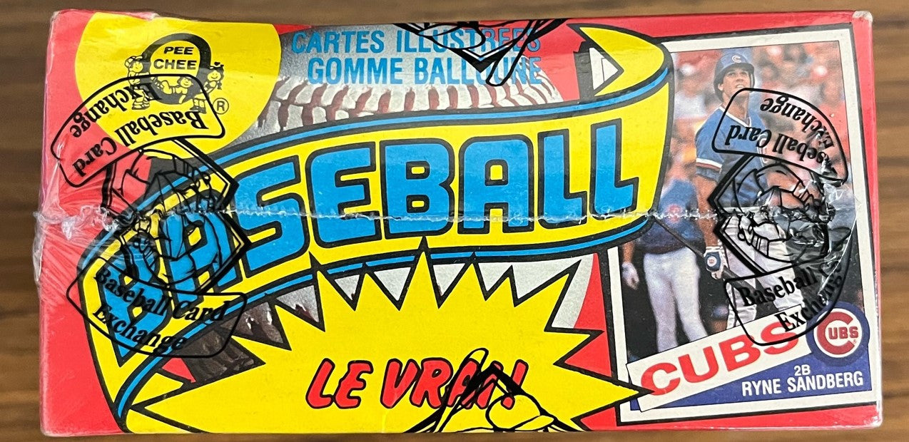 1985 O-Pee-Chee Baseball Wax Box BBCE Wrapped And Sealed