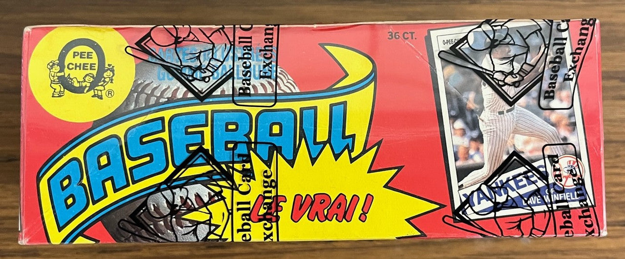 1985 O-Pee-Chee Baseball Wax Box BBCE Wrapped And Sealed