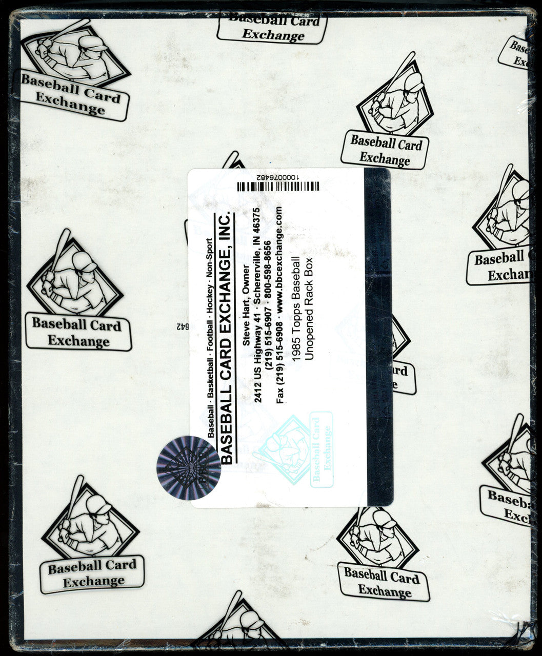 1985 Topps Baseball Rack Pack Box BBCE Wrapped And Sealed