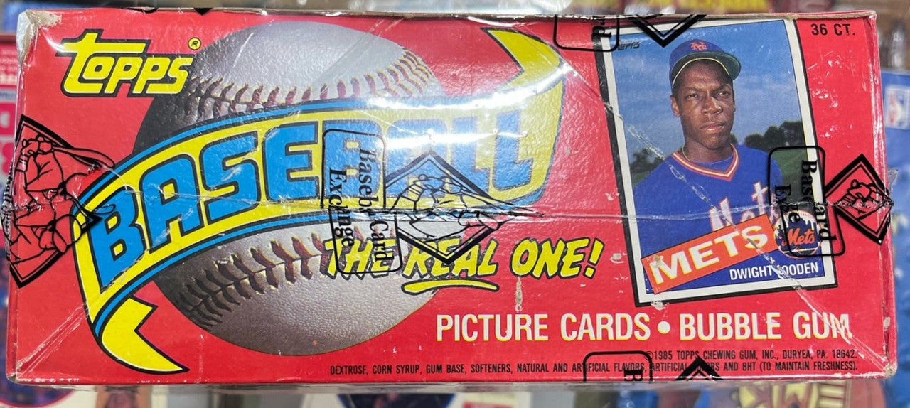 1985 Topps Baseball Wax Box BBCE Wrapped Sealed