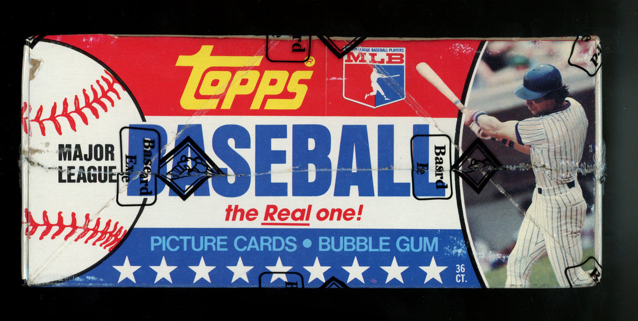 1985 Topps Baseball Wax Box BBCE Wrapped And Sealed (1981 Box)