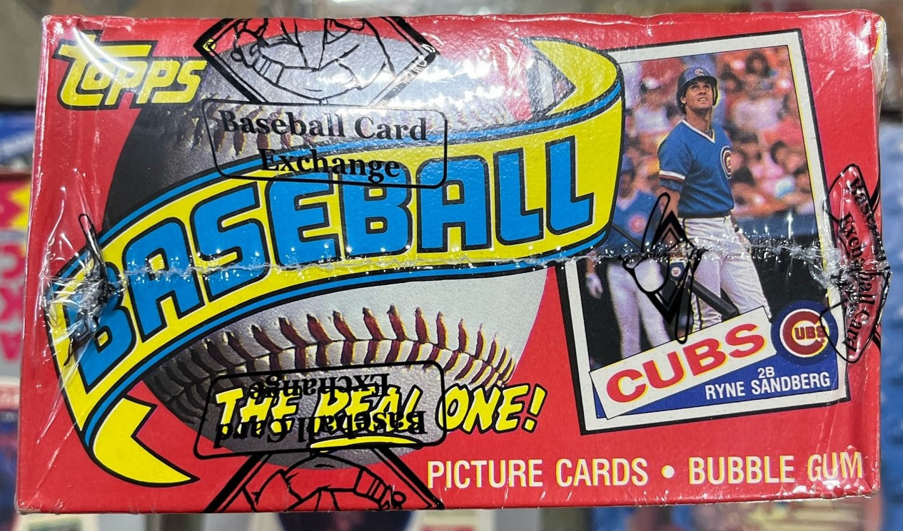 1985 Topps Baseball Wax Box BBCE Wrapped Sealed