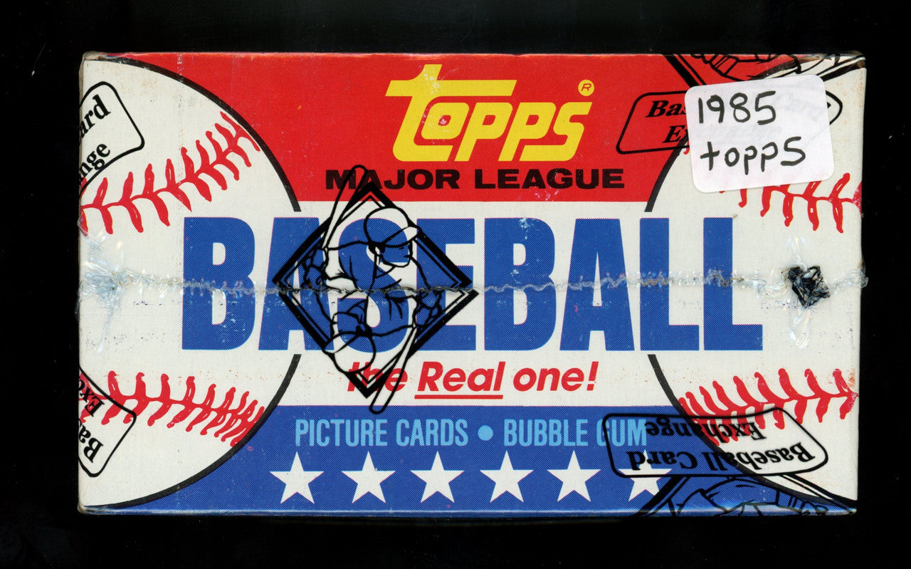 1985 Topps Baseball Wax Box BBCE Wrapped And Sealed (1981 Box)