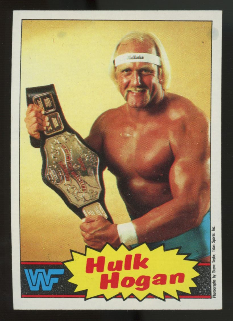 1985 Topps WWF Wrestling Complete Set (66) 2 Hogan RCs NM Overall "B"
