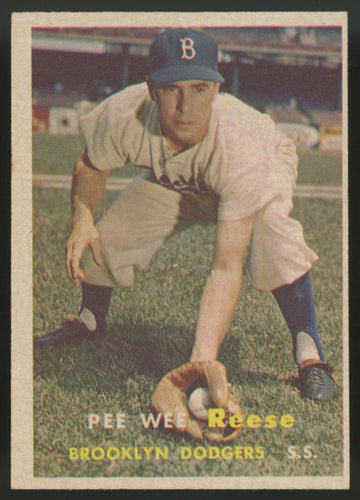1957 Topps Pee Wee Reese #30 EX+
