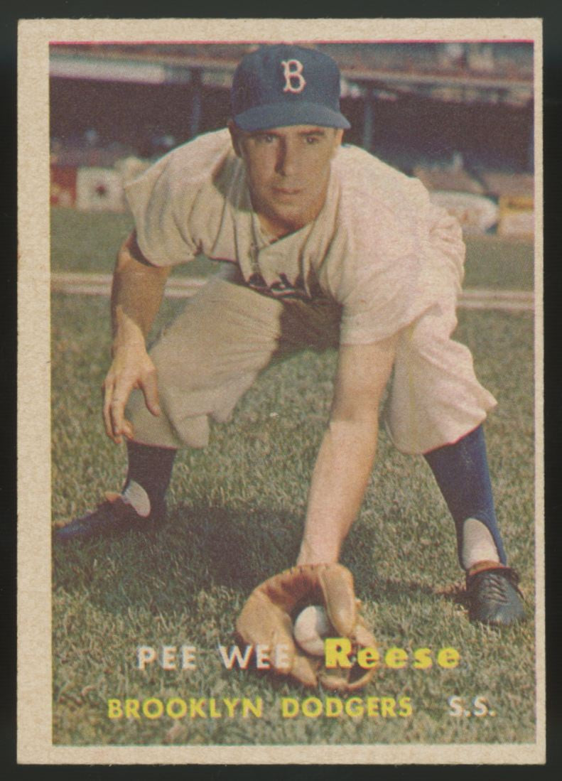 1957 Topps Pee Wee Reese #30 EX+