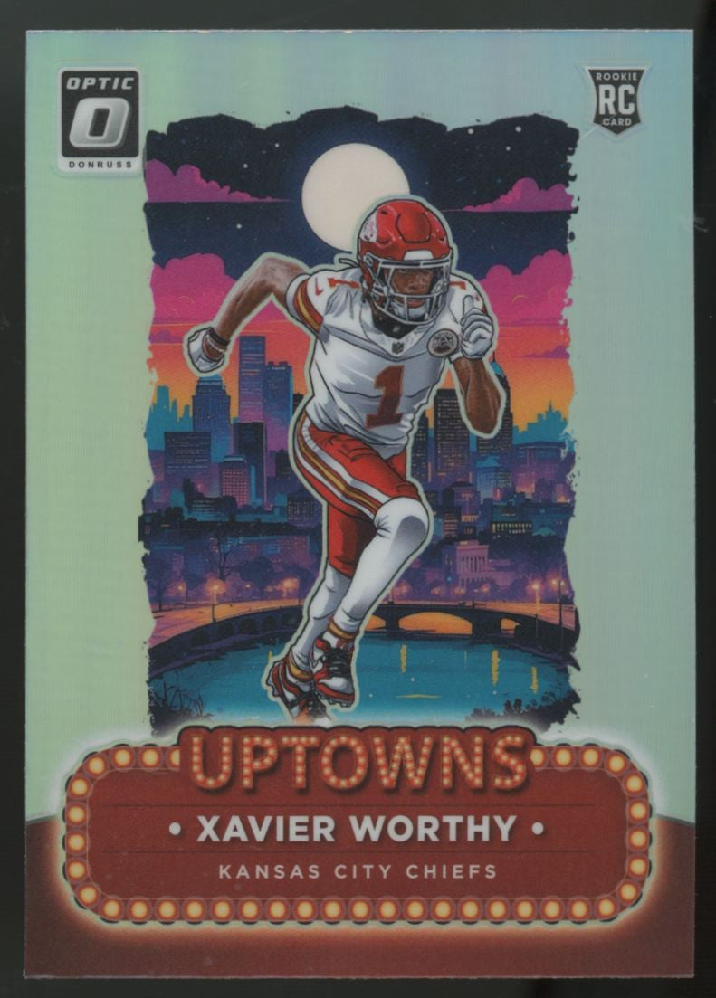 2024 Panini Donruss Optic Xavier Worthy RC Uptowns SSP #7 *Read*