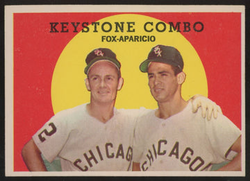 1959 Topps Keystone Combo Fox/Aparicio #408 EX/MT