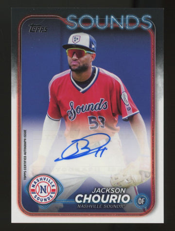 2024 Topps Pro Debut Jackson Chourio Auto #PD-104