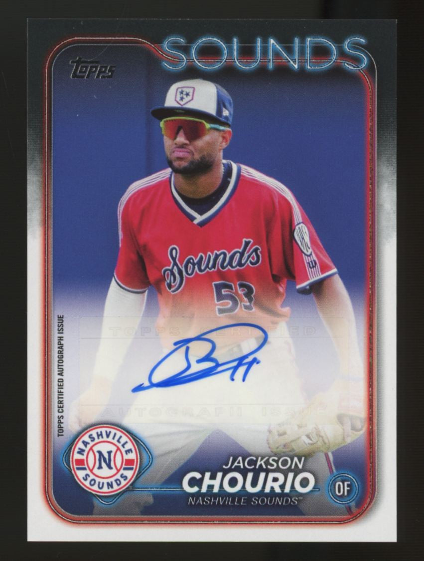 2024 Topps Pro Debut Jackson Chourio Auto #PD-104