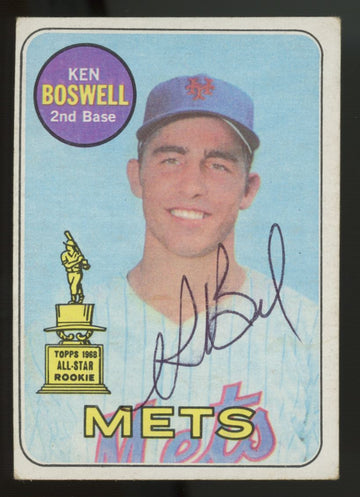 1969 Topps Ken Boswell #402 Signed Auto JSA