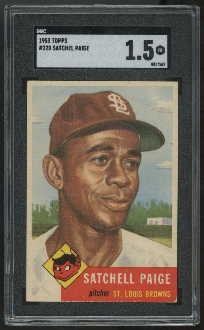1953 Topps Satchel Paige #220 SGC 1.5 *569