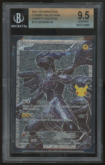 2021Pokemon Zekrom Celebration Classic Collection #114 BGS 9.5